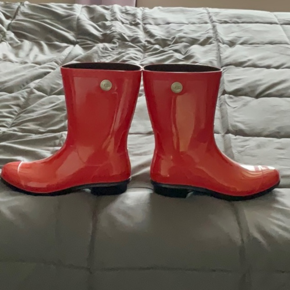 UGG Red Glossy Boots